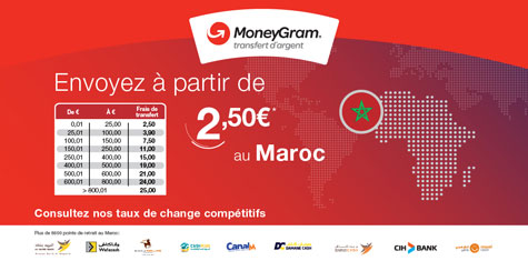 Envoyer des Transferts d'argent au Maroc – MoneyGram.com