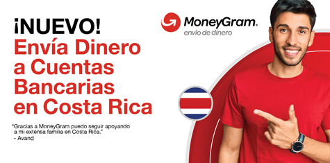 ¡NUEVO! Envía una transferencia de dinero en línea a cualquier cuenta bancaria en Costa Rica desde $1.99*.