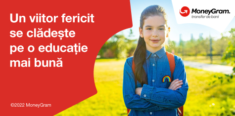 Susține educația copiilor tăi și trimite-le bani pentru noul an școlar. 