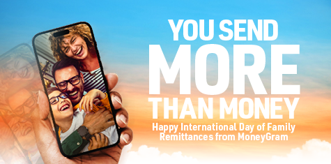 Happy International Day of Family Remittances from MoneyGram