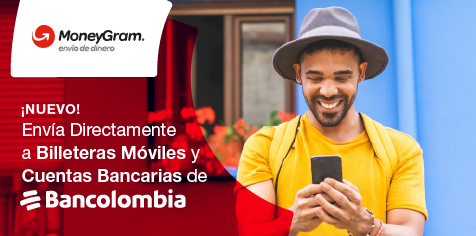 Envía transferencias de dinero directamente a tus seres queridos en Colombia