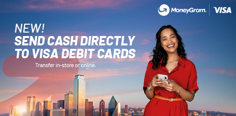 NEW! Send cash in-store to bank accounts with Debit Card Deposit 