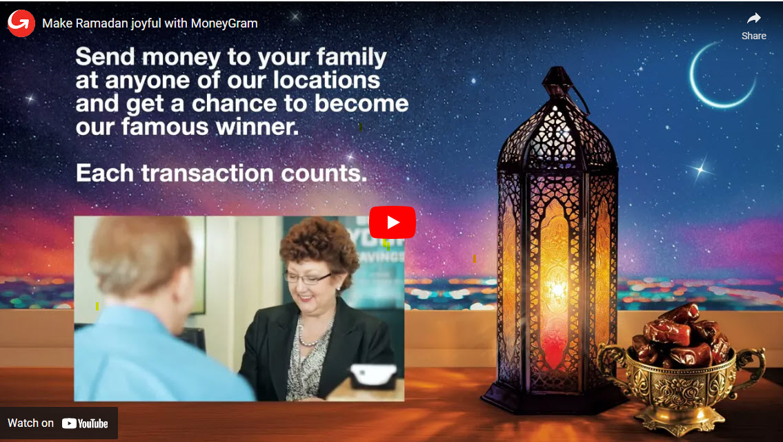 MoneyGram Gave 60,000 € to 6 Families to Help Spread Joy during Ramadan