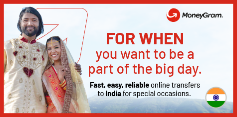 Fast, easy, reliable online wire transfers to India for special occasions.
