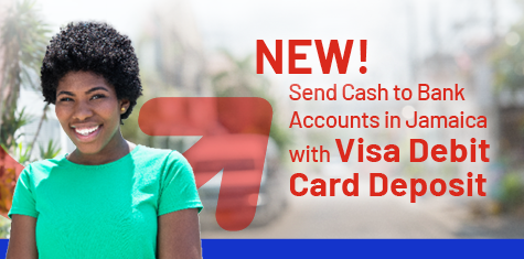 Send Cash Transfers to Visa Debit Cards in Jamaica