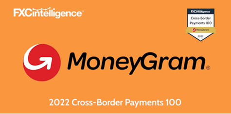 MoneyGram Recognized on FXC Intelligence’s List of Top 100 Cross-Border Payments